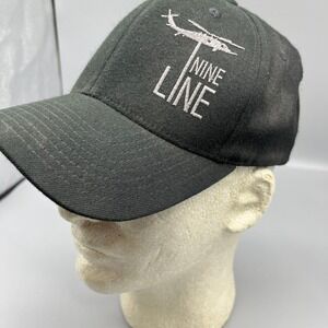 Nine‎ Line Apparel Flexfit Hat Cap Fitted S-M Helicopter Veteran First Responder